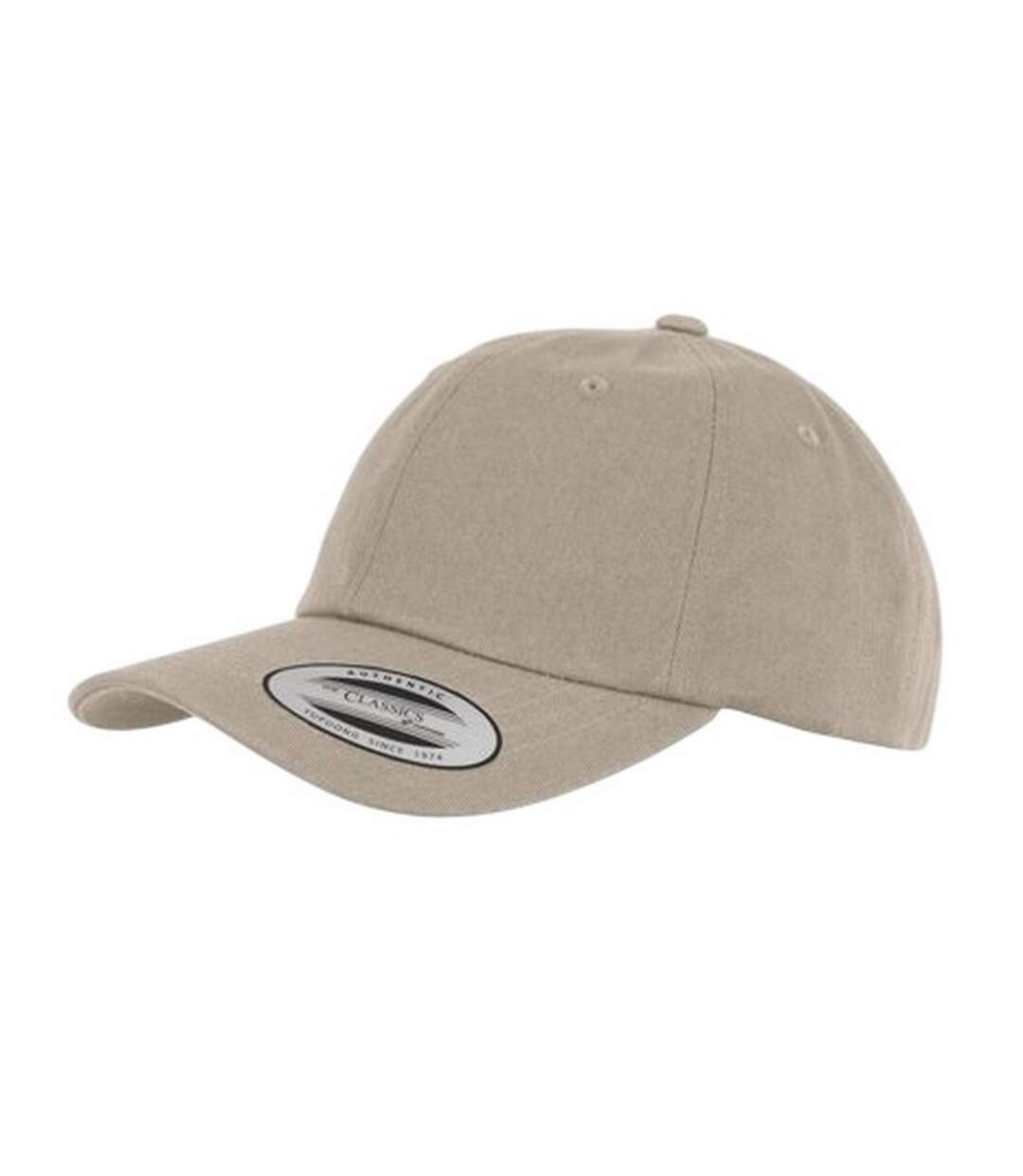 Casquette de baseball enfant kaki Yupoong-1