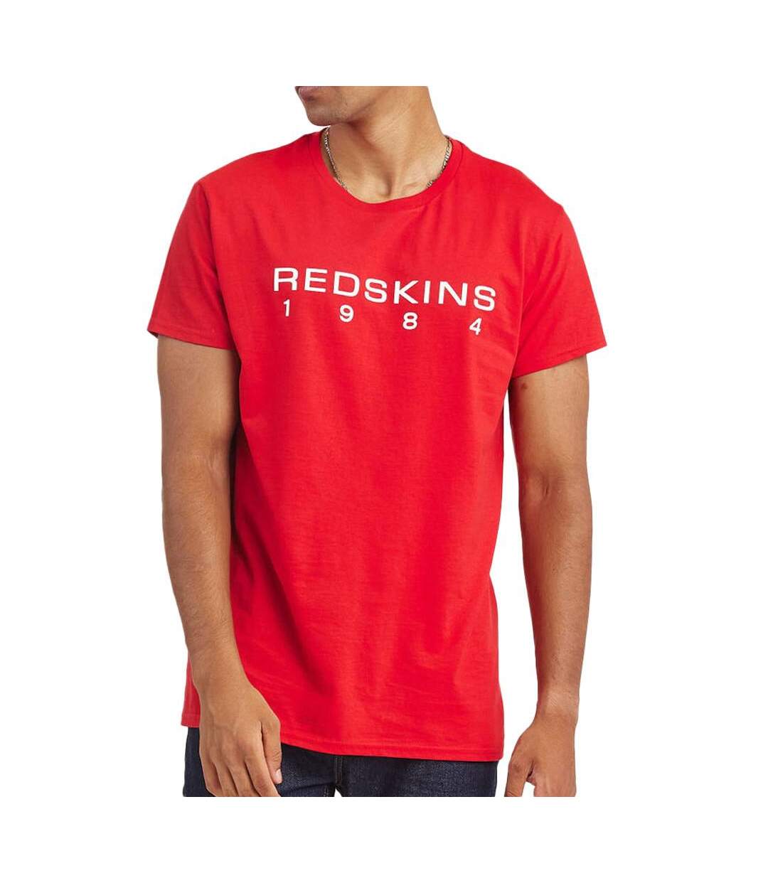 T-shirt rouge homme redskins steelers-1