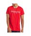 T-shirt rouge homme redskins steelers-1