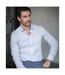 Tee Jays Chemise de luxe à manches longues en tissu extensible pour hommes (Blanc) - UTPC4792-1