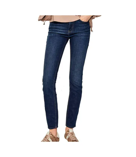 Jean slim bleu femme calvin klein jeans mid rise