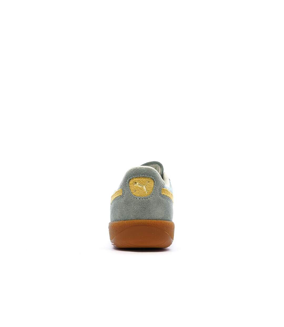 Baskets vertes/jaunes homme puma palermo-3