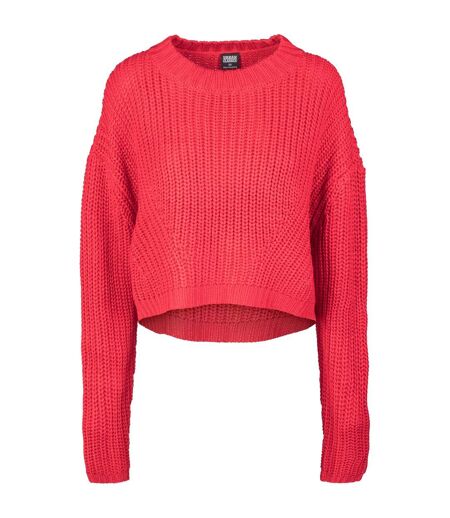 Sweat Manches Larges Femme Rouge Feu Urban Classics