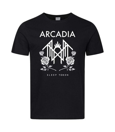 Unisex Adult Arcadia Sleep Token T-shirt Black Amplified