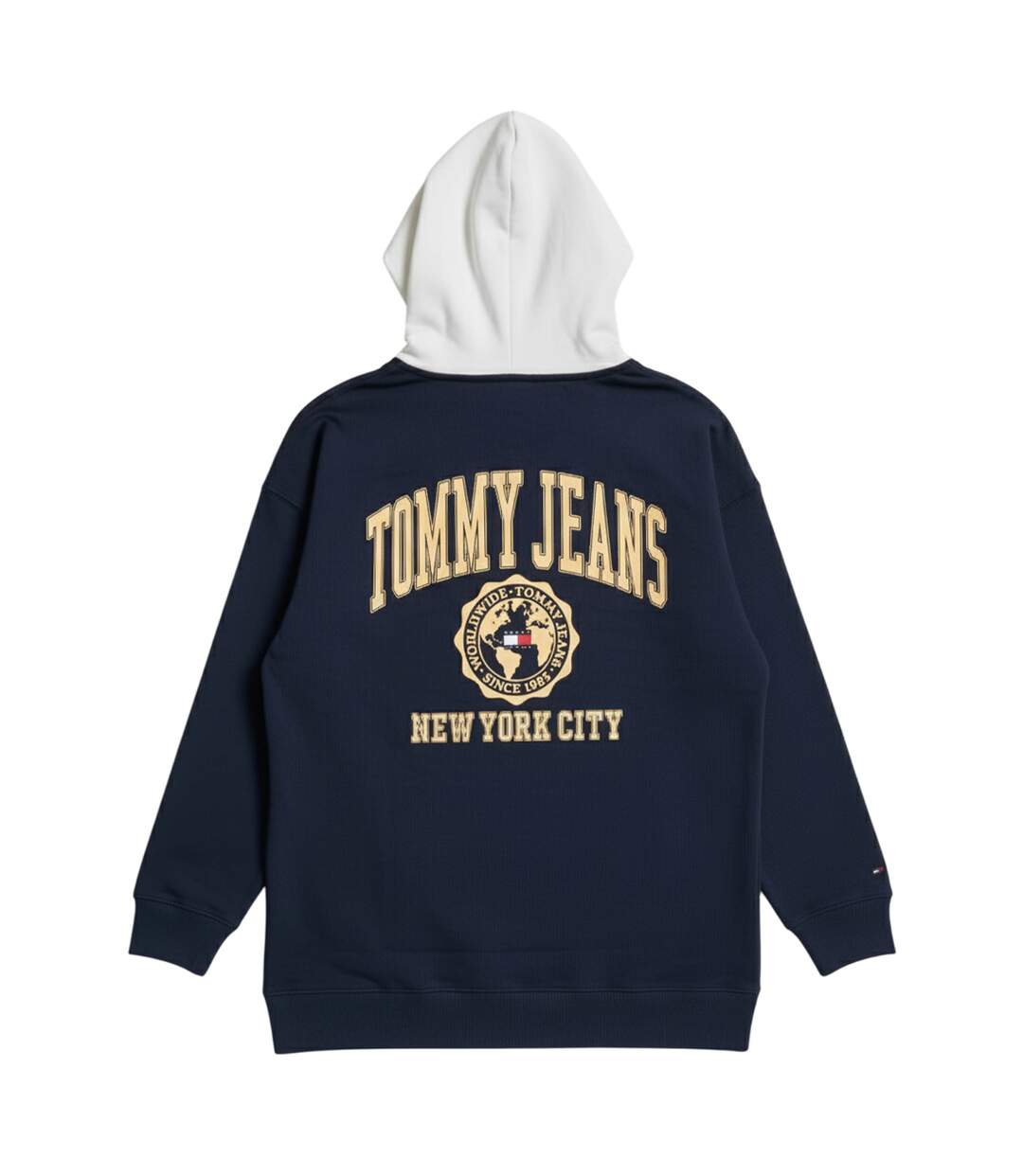 Sweat À Capuche Motif/style Imprimé Au Dos Femme Bleu Marine Tommy Jeans-3
