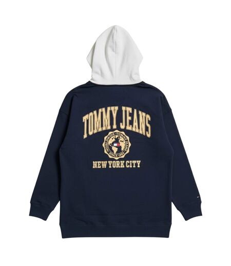 Sweat À Capuche Motif/style Imprimé Au Dos Femme Bleu Marine Tommy Jeans