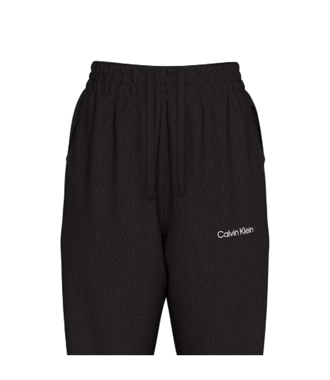 Womens/ladies Logo Joggers Black Calvin Klein-2