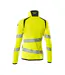 Veste Polaire Accelerate Safe Femme Jaune Fluo Bleu Marine Foncé Mascot-2