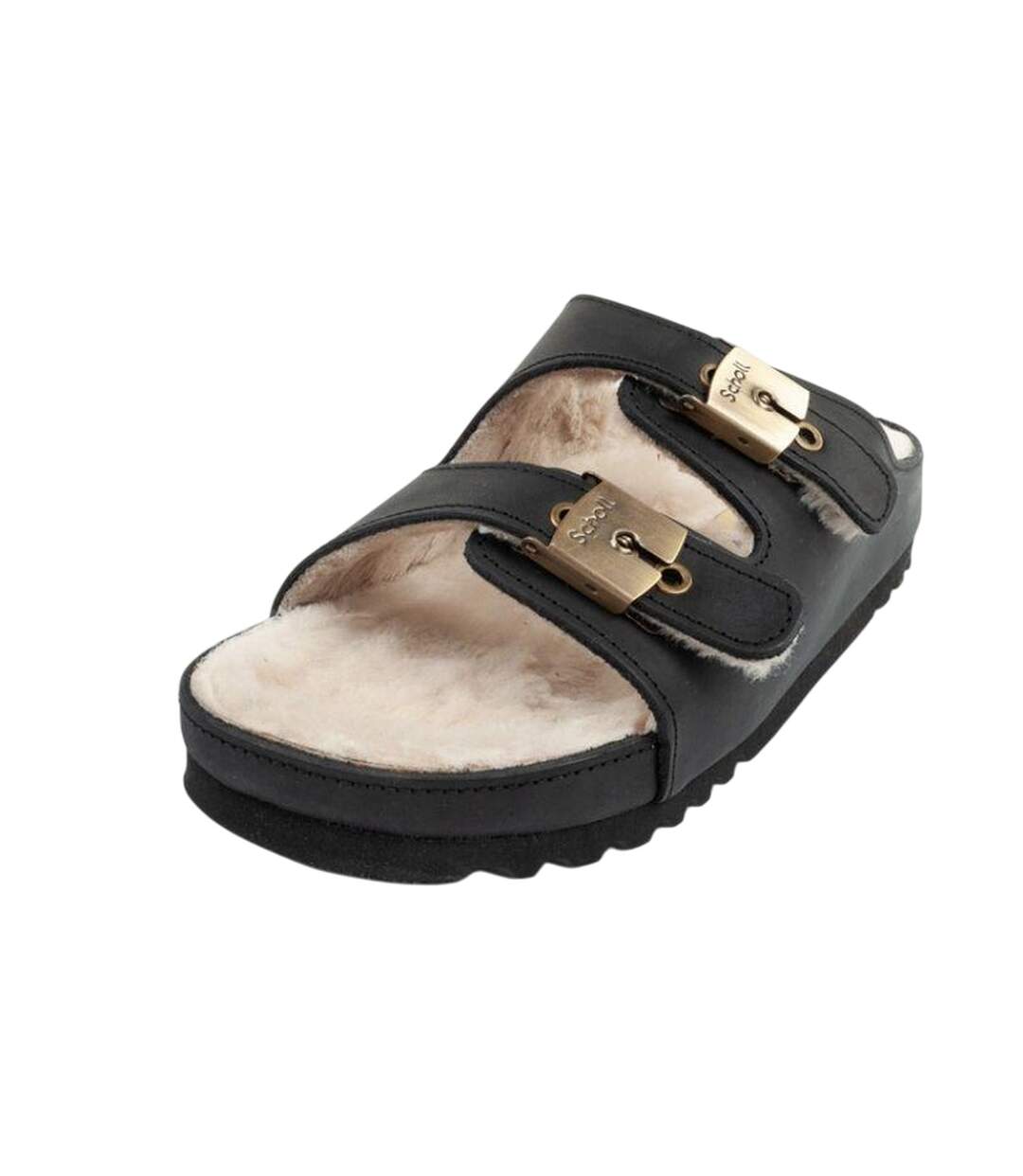 Chaussons Kim Femme Beige Noir Scholl-1