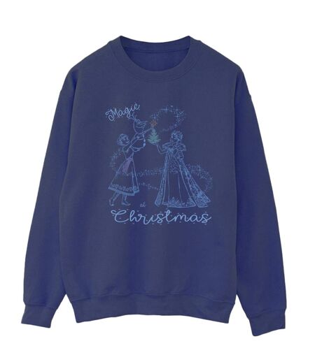 Disney - Sweat FROZEN MAGIC CHRISTMAS - Femme (Bleu marine) - UTBI19137