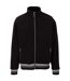 Mens elford at300 fleece top black Trespass-1
