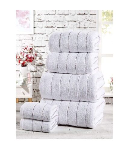 Rapport Sandringham Towel Bale Set (Pack of 6) (White) (One Size) - UTAG1029