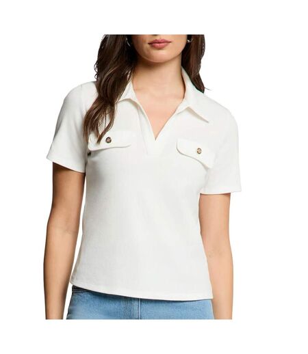 Polo blanc femme morgan drosso