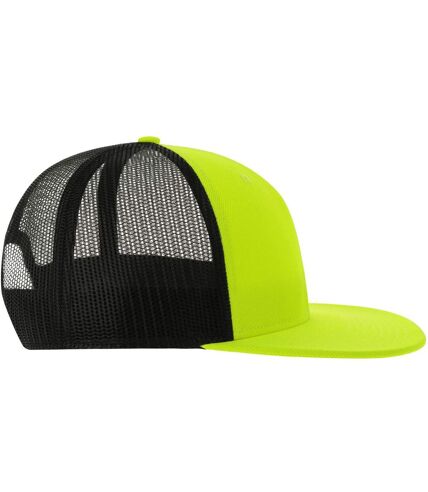 Atlantis Unisex Adult Mesh 6 Panel Trucker Cap (Yellow/Black)