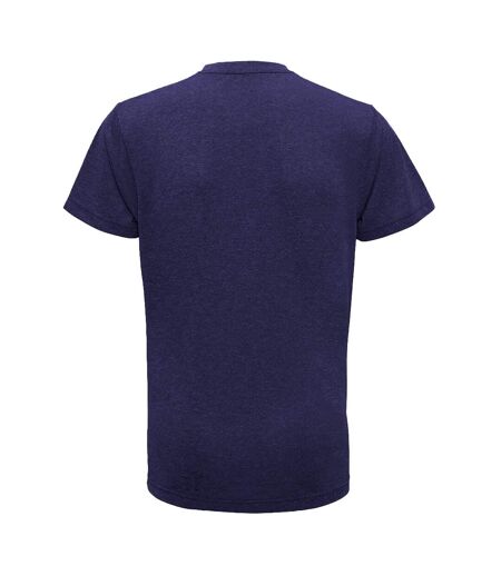 T-shirt De Fitness À Manches Courtes Homme Vert Forêt Noir Chiné Tri Dri