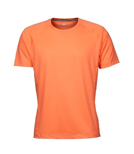 Tee Jays Mens Cool Dry Short Sleeve T-Shirt (Navy Melange)