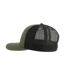 Casquette Trucker Motif/style 6 Panneaux Sonic-s Adulte Olive Noir Atlantis Headwear-2