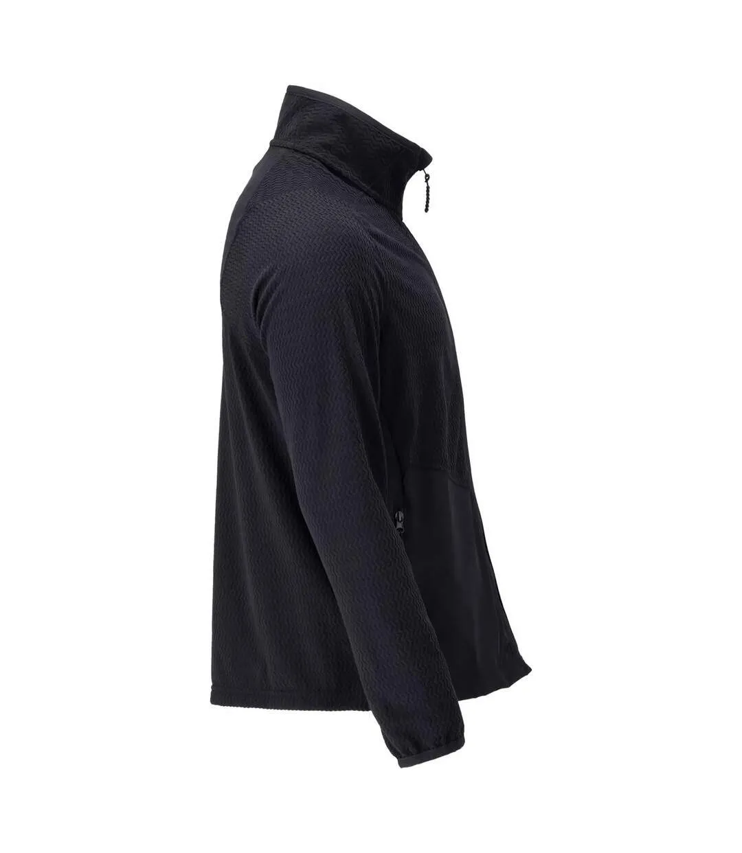 Mens Customised Patterned Fleece Jacket Dark Navy Mascot-4