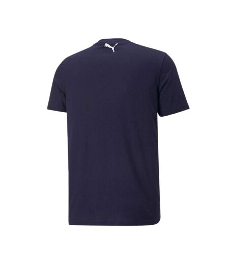 T-shirt Marine Homme Puma Box Out Ss - M