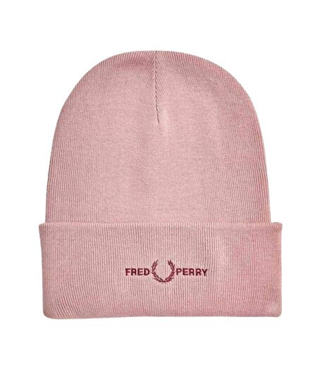 Bonnet Motif/style Logo Brodé Bordeaux Clair Fred Perry