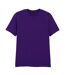 Mens Softstyle Ringspun Cotton T-shirt Fan Dark Purple Gildan-1