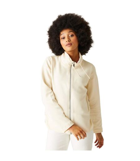 Womens/ladies ashlynn knitted fleece jacket light vanilla Regatta