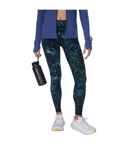 Legging Entraînement Motif/style Imprimé Forêt Power Femme Vert Sweaty Betty