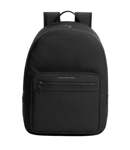 Plain Polyester 16l Backpack One Size Black Tommy Hilfiger
