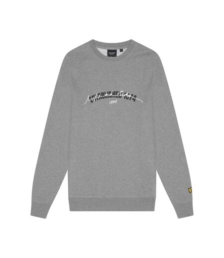 Sweat established homme gris chiné Lyle & Scott Lyle & Scott