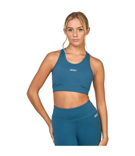 Haut court essentials femme bleu sarcelle SikSilk