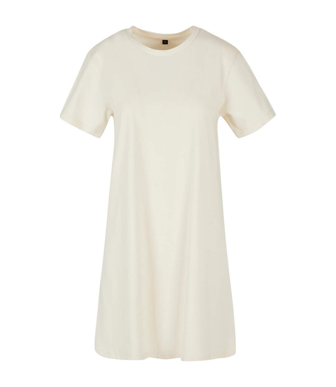 Robe T-shirt Femme Sable Blanc Build Your Brand-1