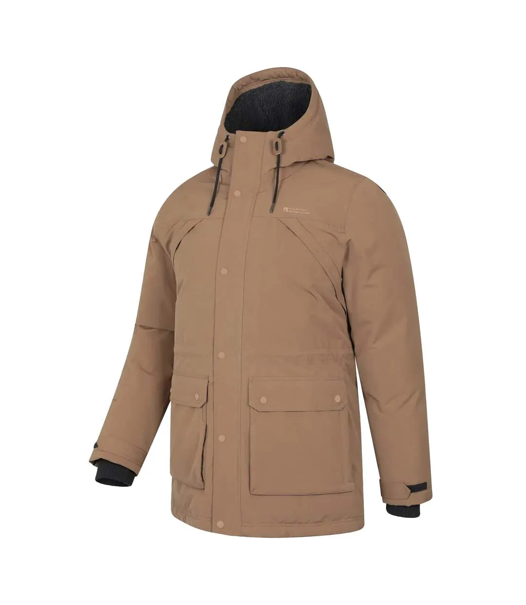 Parka Marlow Homme Brun Clair Mountain Warehouse-4