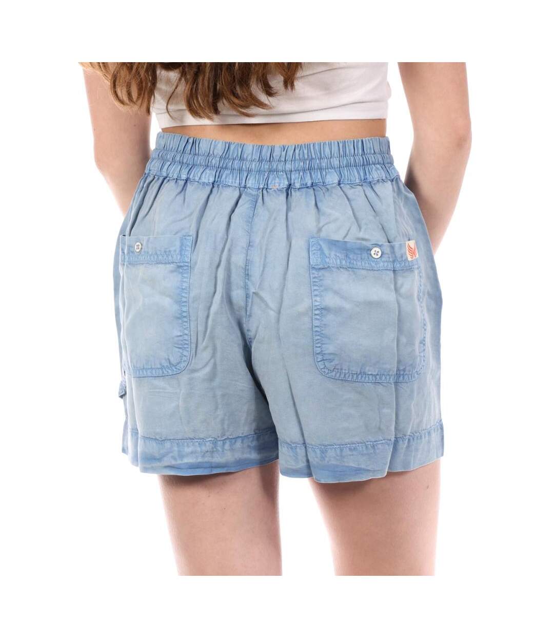 Short bleu femme kaporal veto-2