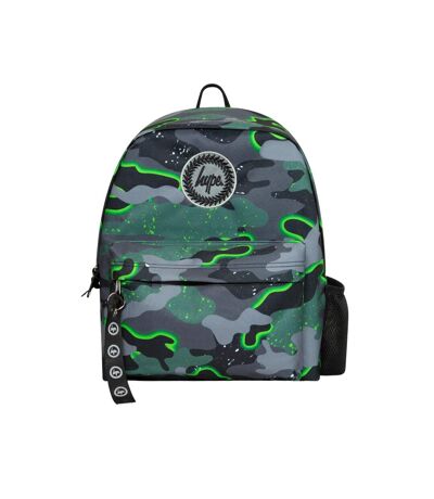 Sac à dos taille unique vert / noir / gris Hype