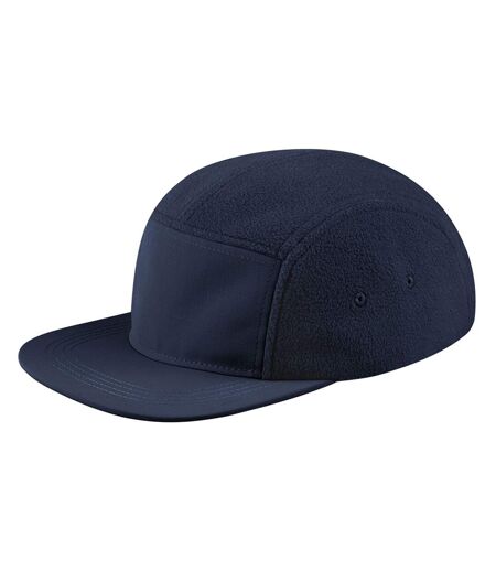 Unisex Adult Recycled Fleece Camper Cap Navy Beechfield