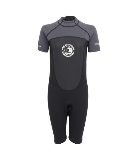 Womens/ladies shorty wetsuit dark grey/black Regatta