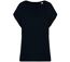 T-shirt loose à col V écoresponsable - Femme - PAT312 - noir-1