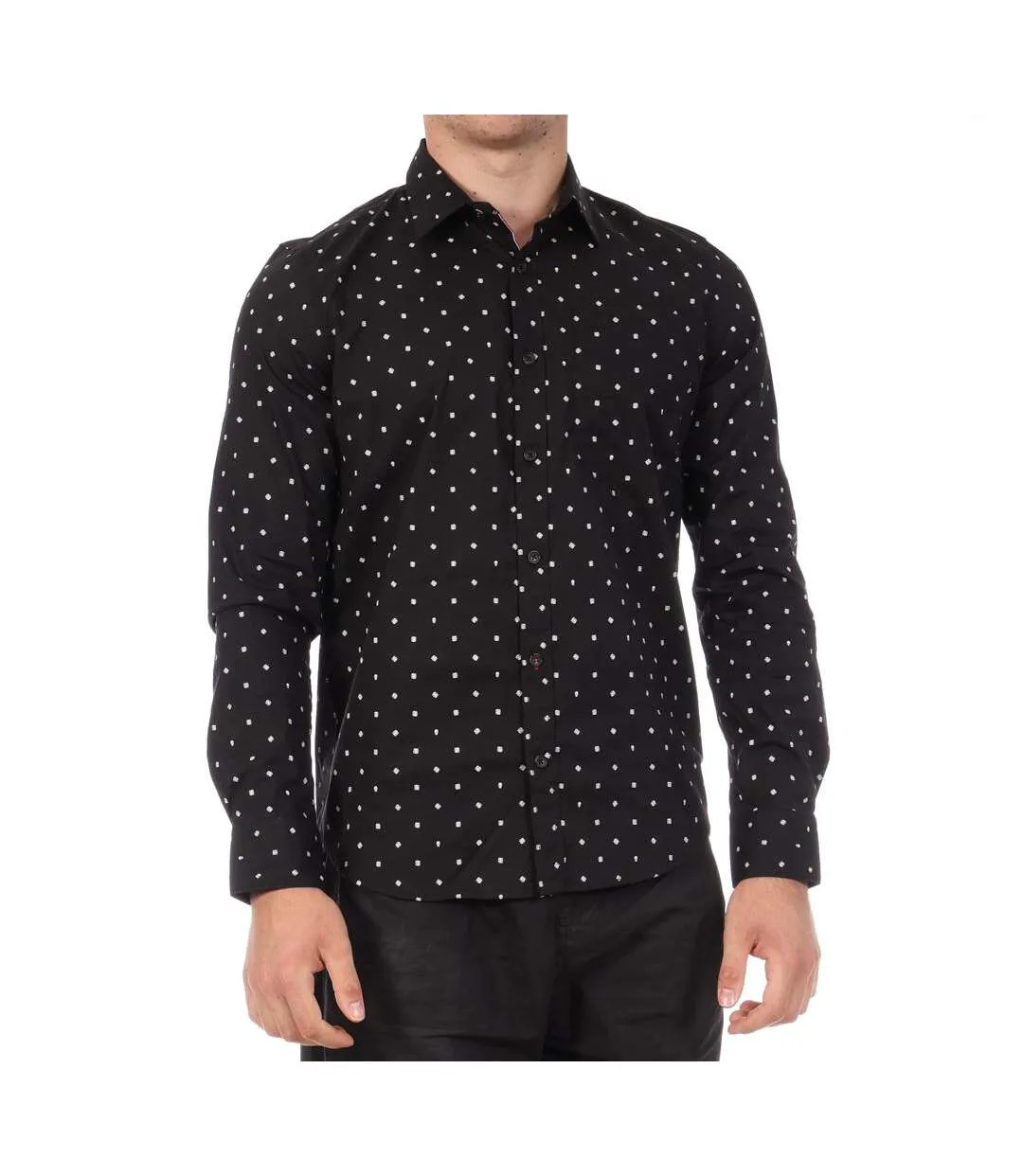 Chemise noir homme kaporal beliz-1