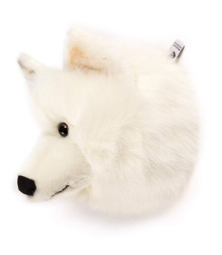 Peluche trophée mural Polaire Loup blanc Lucy