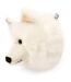 Peluche trophée mural Polaire Loup blanc Lucy-2