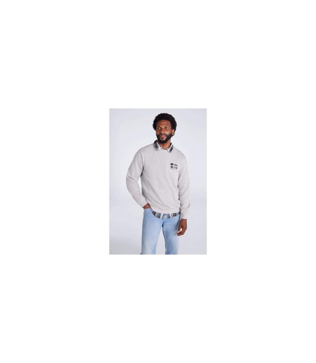 Sweat Cornwall Homme Gris Mountain Warehouse-1
