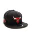 Casquette Noire/Vertr Homme New Era Chicago Bulls - M/L