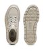 Womens/ladies Ii Jr Low Top Platform Trainers Silver Puma-3