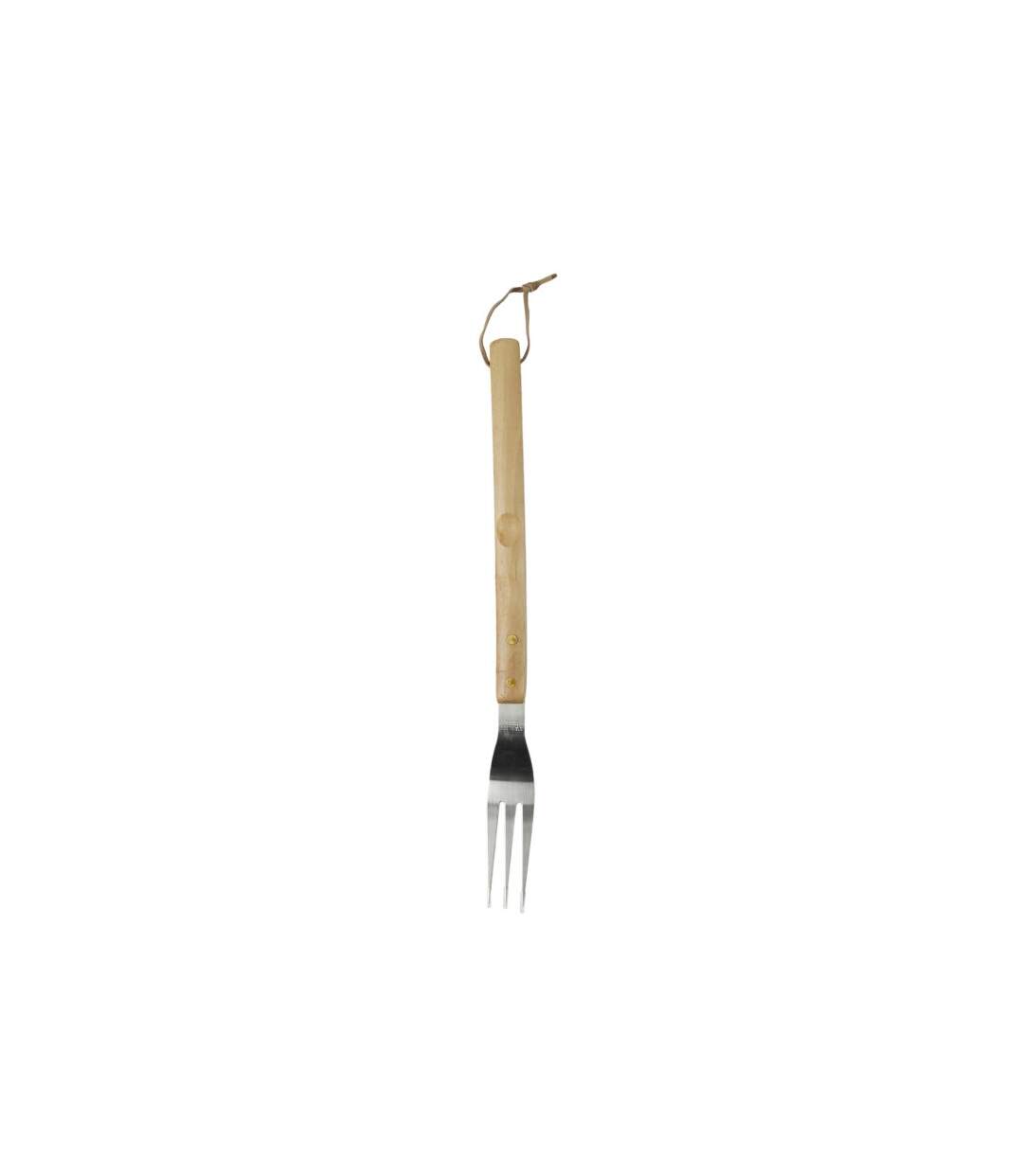 Lot de 4 Ustensiles Barbecue 46cm Vert & Naturel