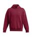 Sweat À Capuche Manches Tombantes Homme Rouge Under Armour-3
