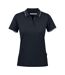 Womens/ladies Greenville Polo Shirt Black James Harvest-1