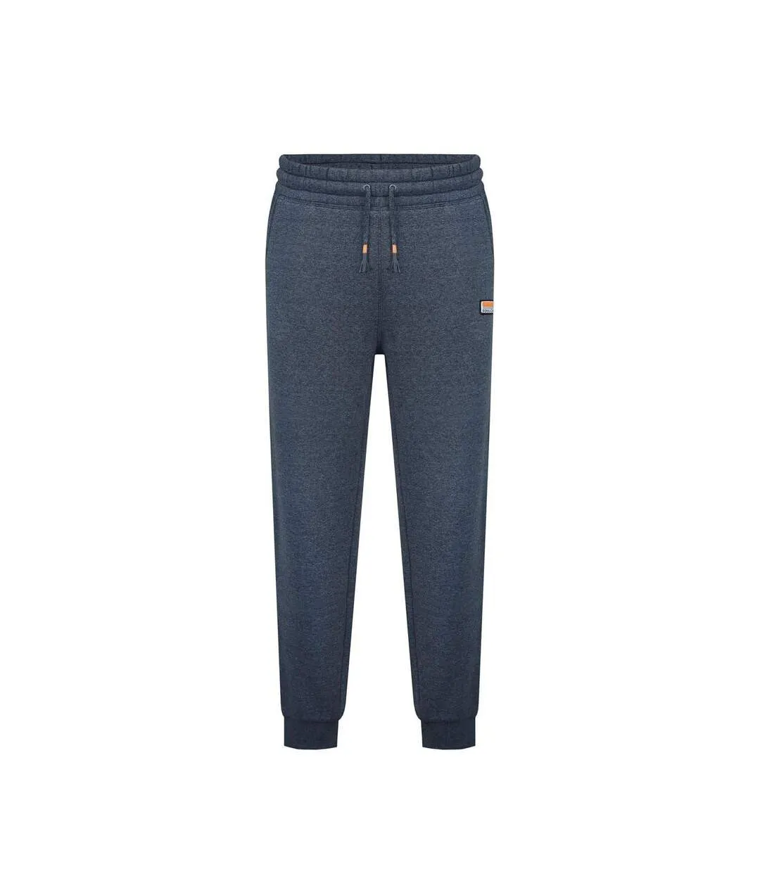 Mens Signature Fleece Jogging Bottoms Dark Charcoal Marl SoulCal-1