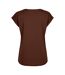 T-shirt Femme Marron Foncé Build Your Brand-2