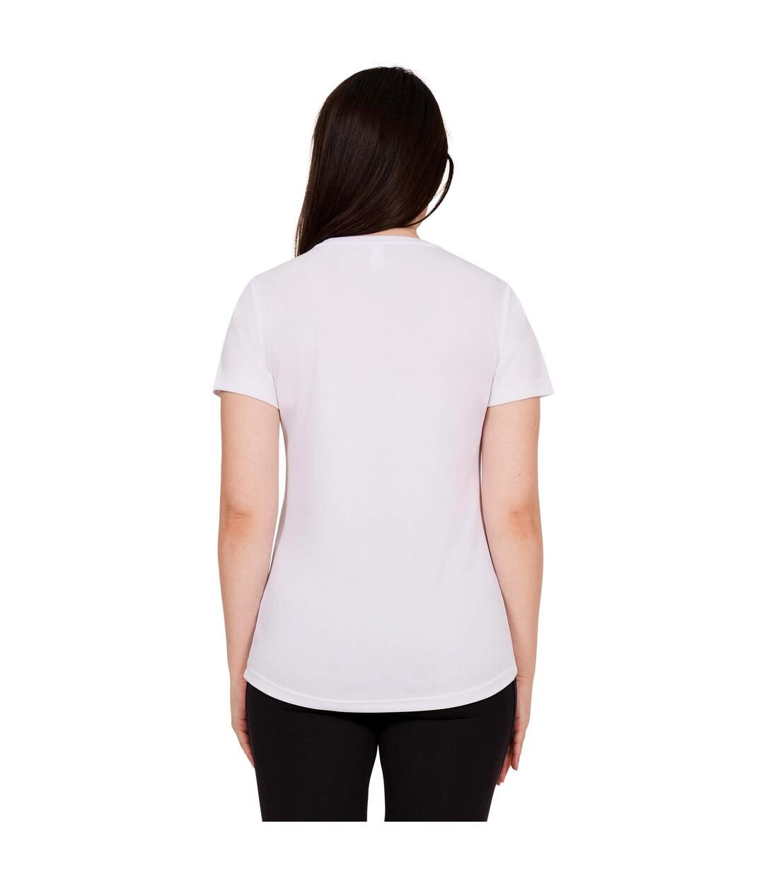 T-shirt original tech femme blanc Casual Classics