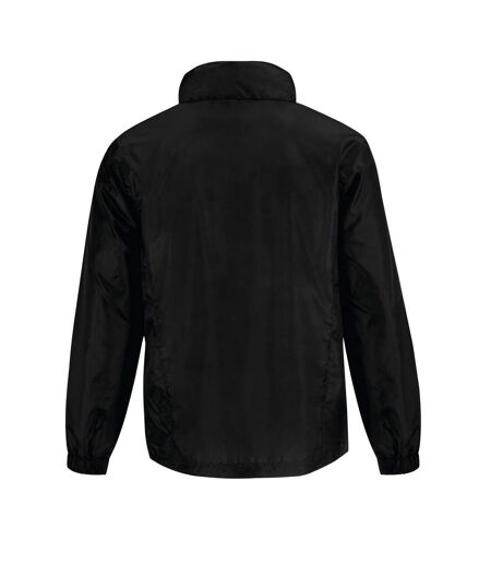 Mens Id.601 Windbreaker Black B&C